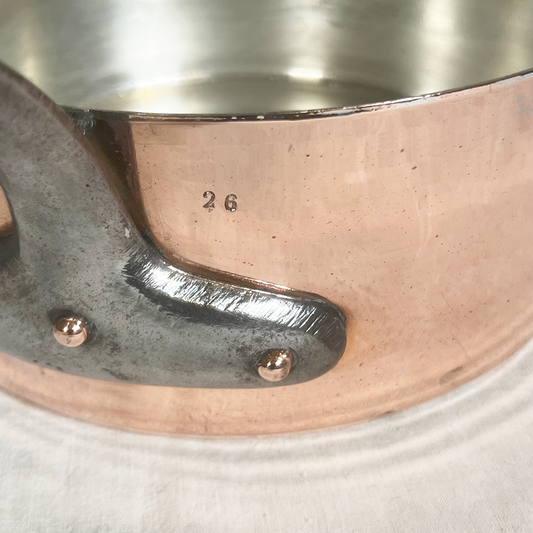 Large Antique French Sauteuse