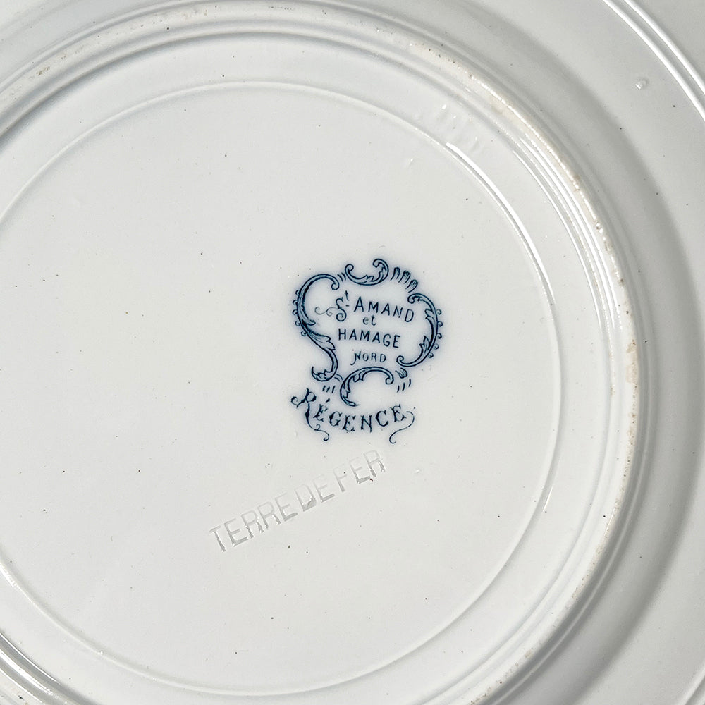 Set of Six Porcelain Plates
