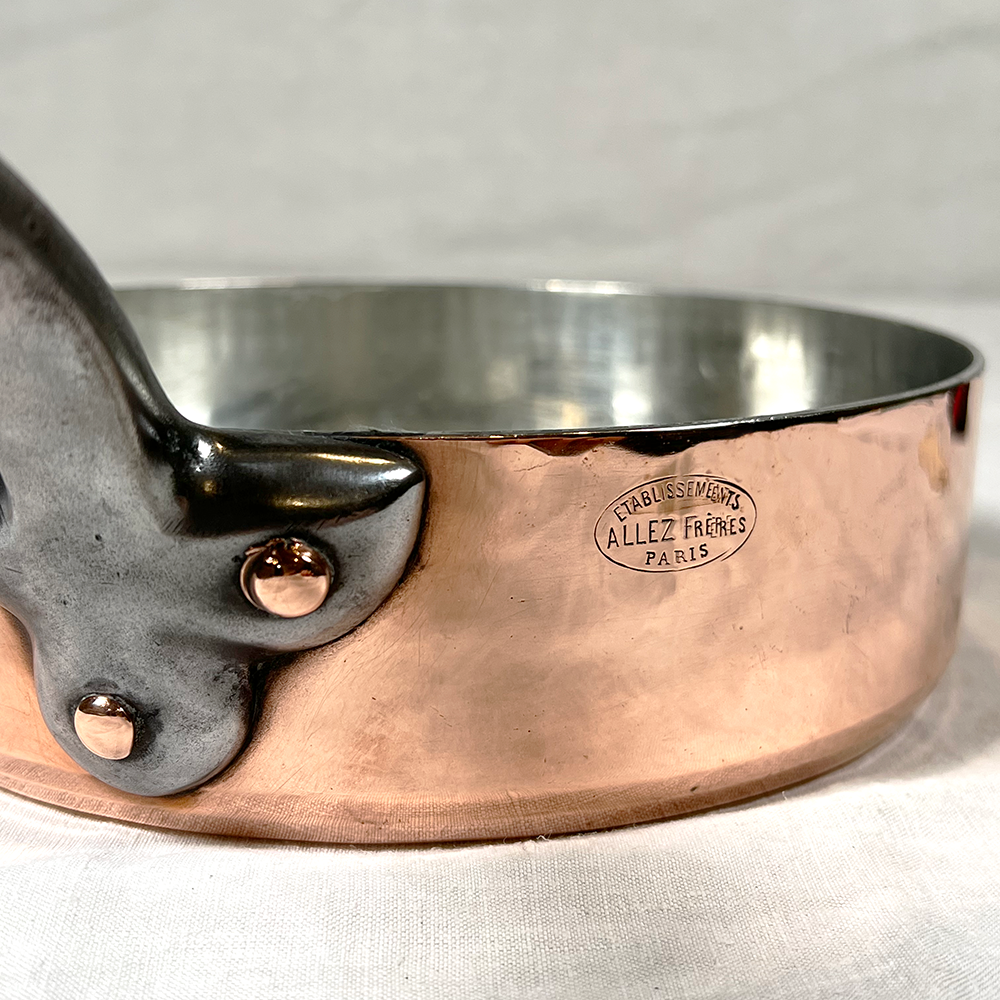 Antique "Allez Freres" Saute: 8"D