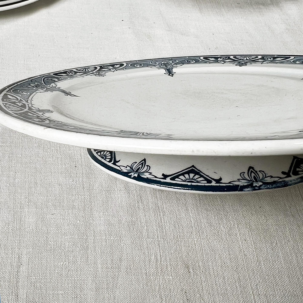 French Transferware Service for Six
