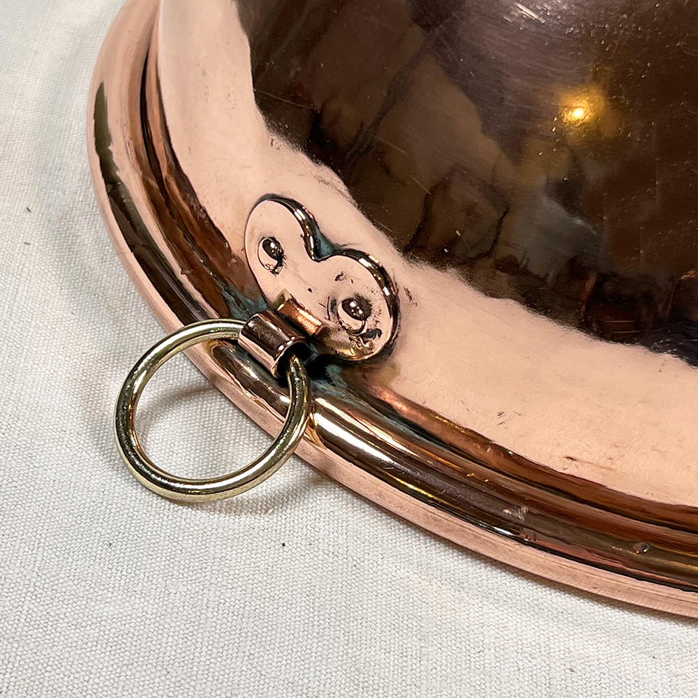 Vintage French Eggwhite Bowl 12"