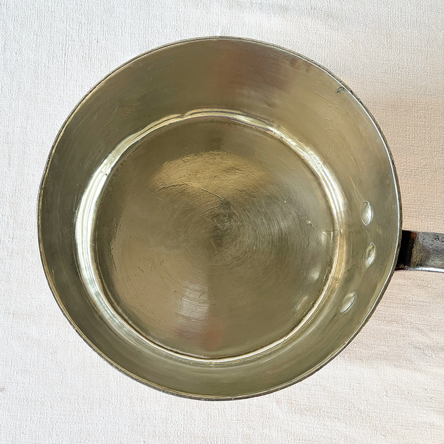 Large Vintage French Sauce Pan, 11.5"