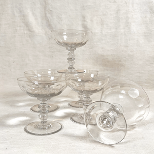 Vintage French Champagne Coupes (6)
