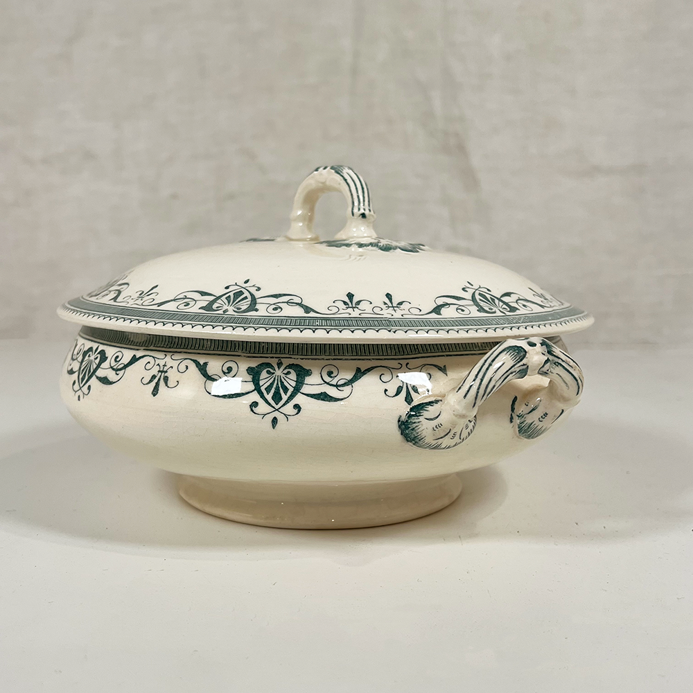 French Transferware Soup Tureen