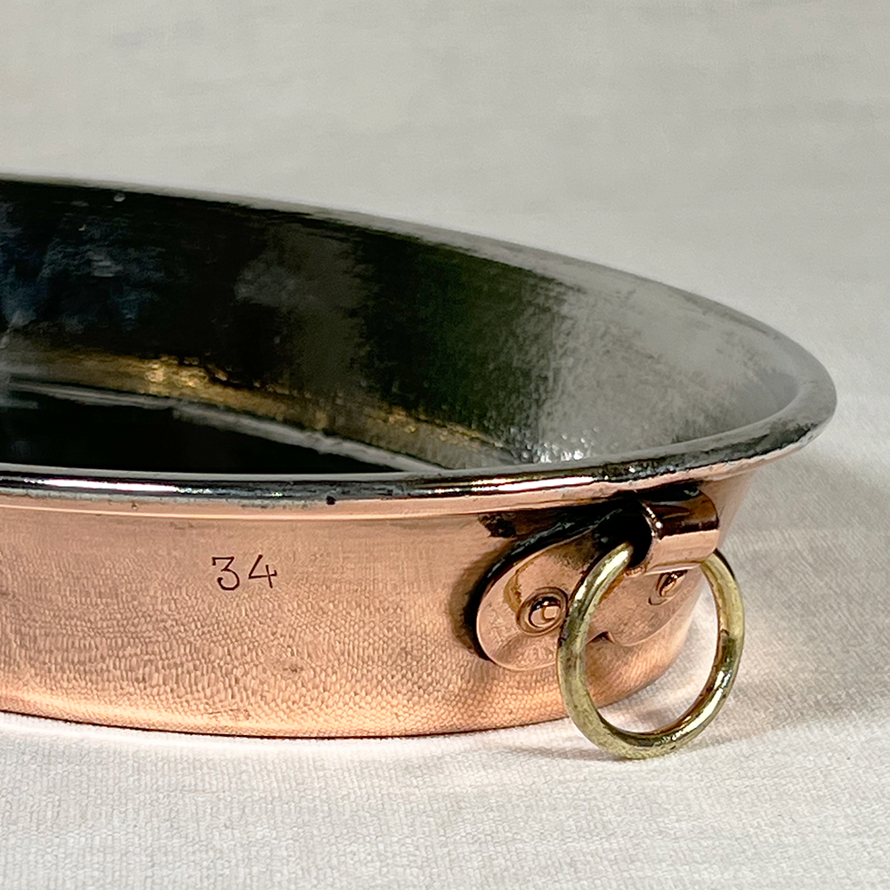 Antique French Oval Gratin