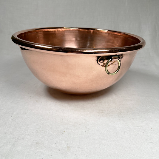 Vintage French Eggwhite Bowl 14"