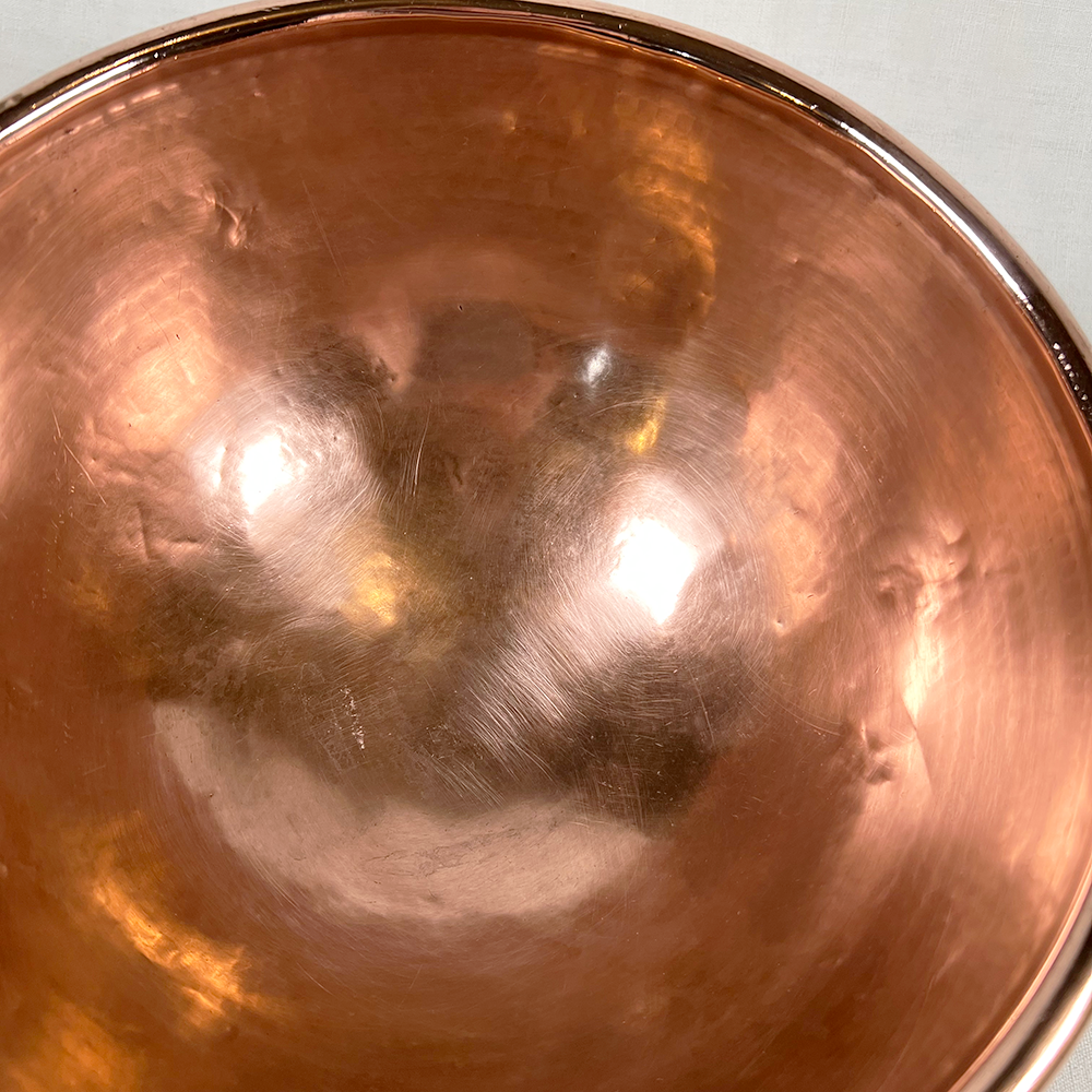Vintage French Eggwhite Bowl 14"