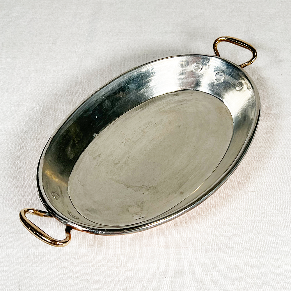 Antique French Oval Gratin