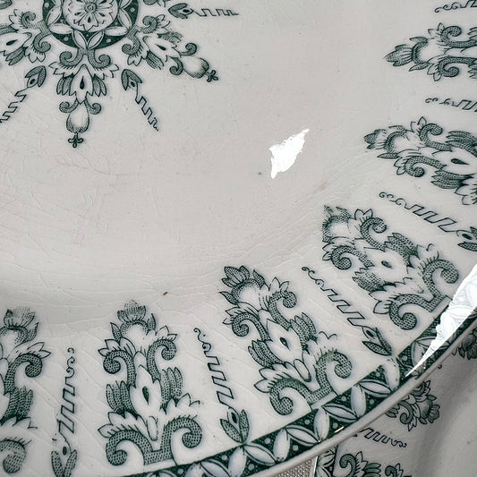 Set of Twelve French Transferware Plates