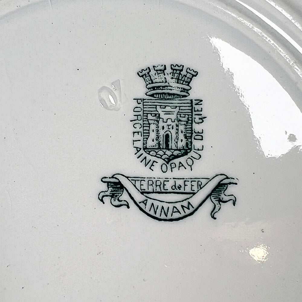 Set of Twelve French Transferware Plates