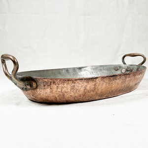 17" French Restaurant-Grade Oval Gratin