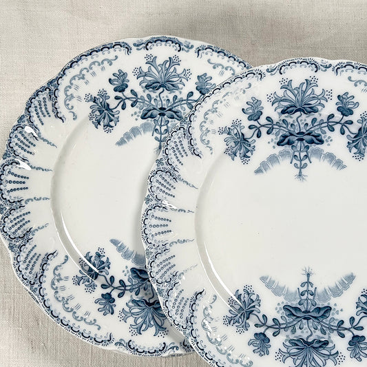 Set of Six Porcelain Plates
