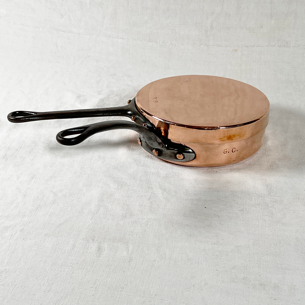 Antique French Sauté with Broiler Lid