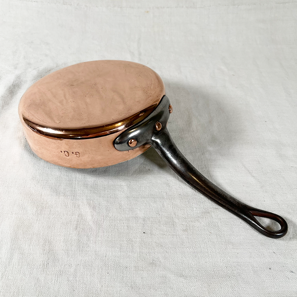 Antique French Sauté with Broiler Lid