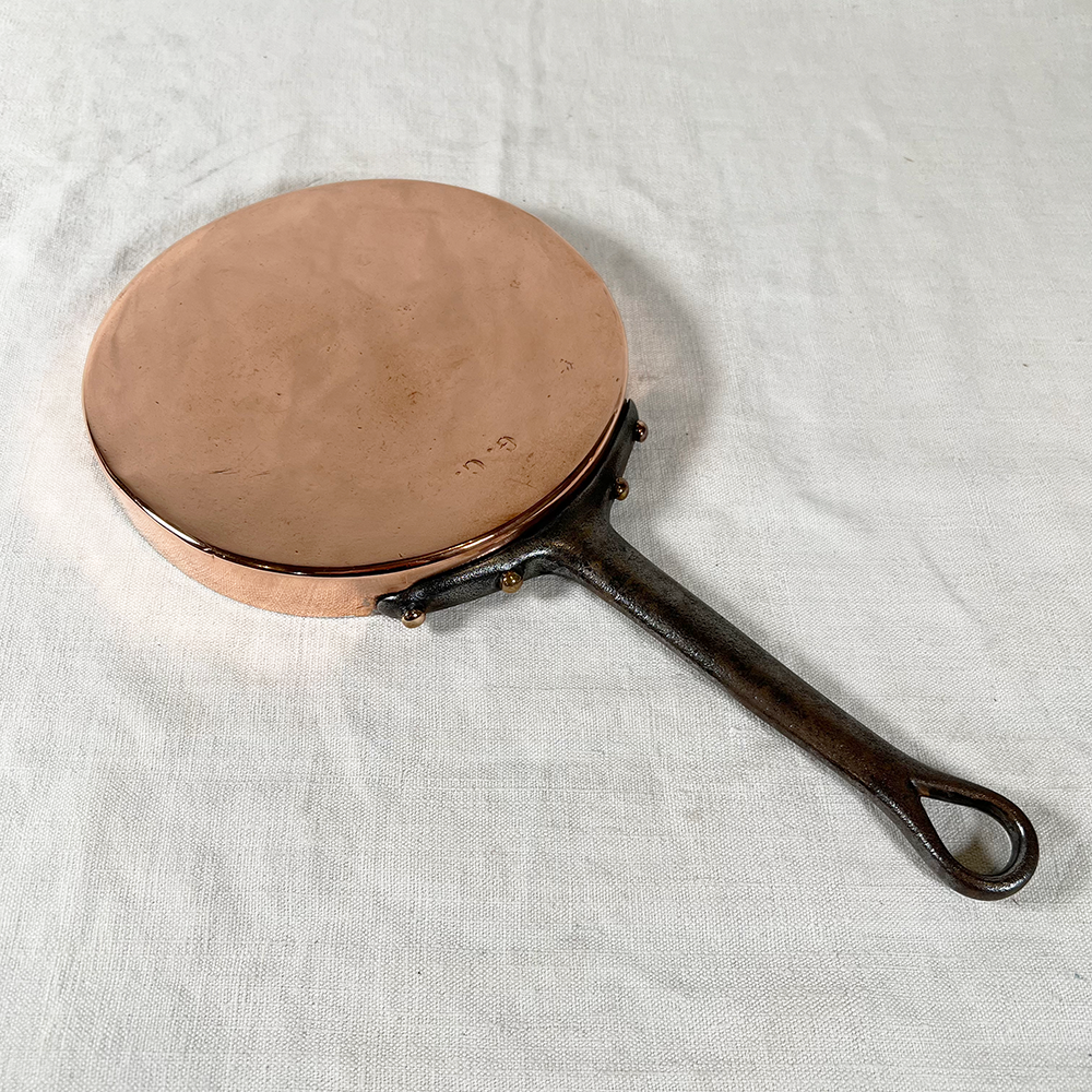 Antique French Sauté with Broiler Lid