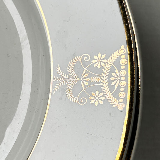 Set of Twelve French Neoclassical Transferware Plates