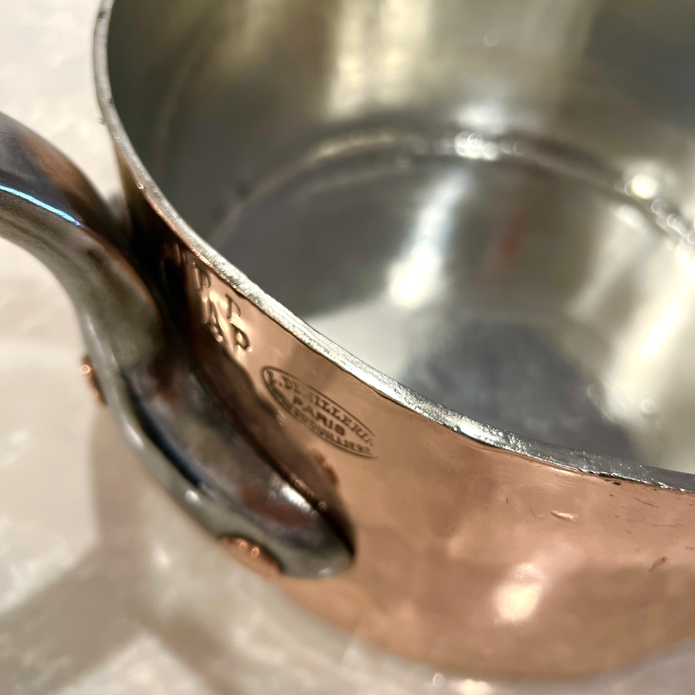 Extra Large Antique E. Dehillerin Saucepan/Casserole