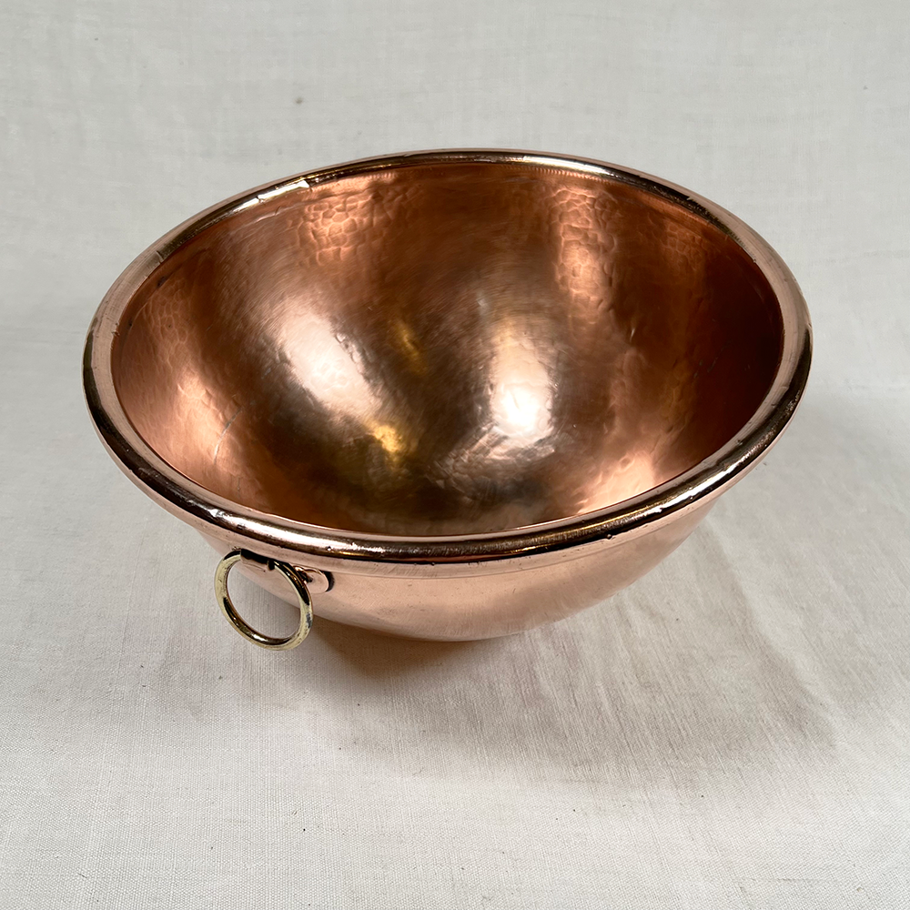 Vintage French Eggwhite Bowl 12"