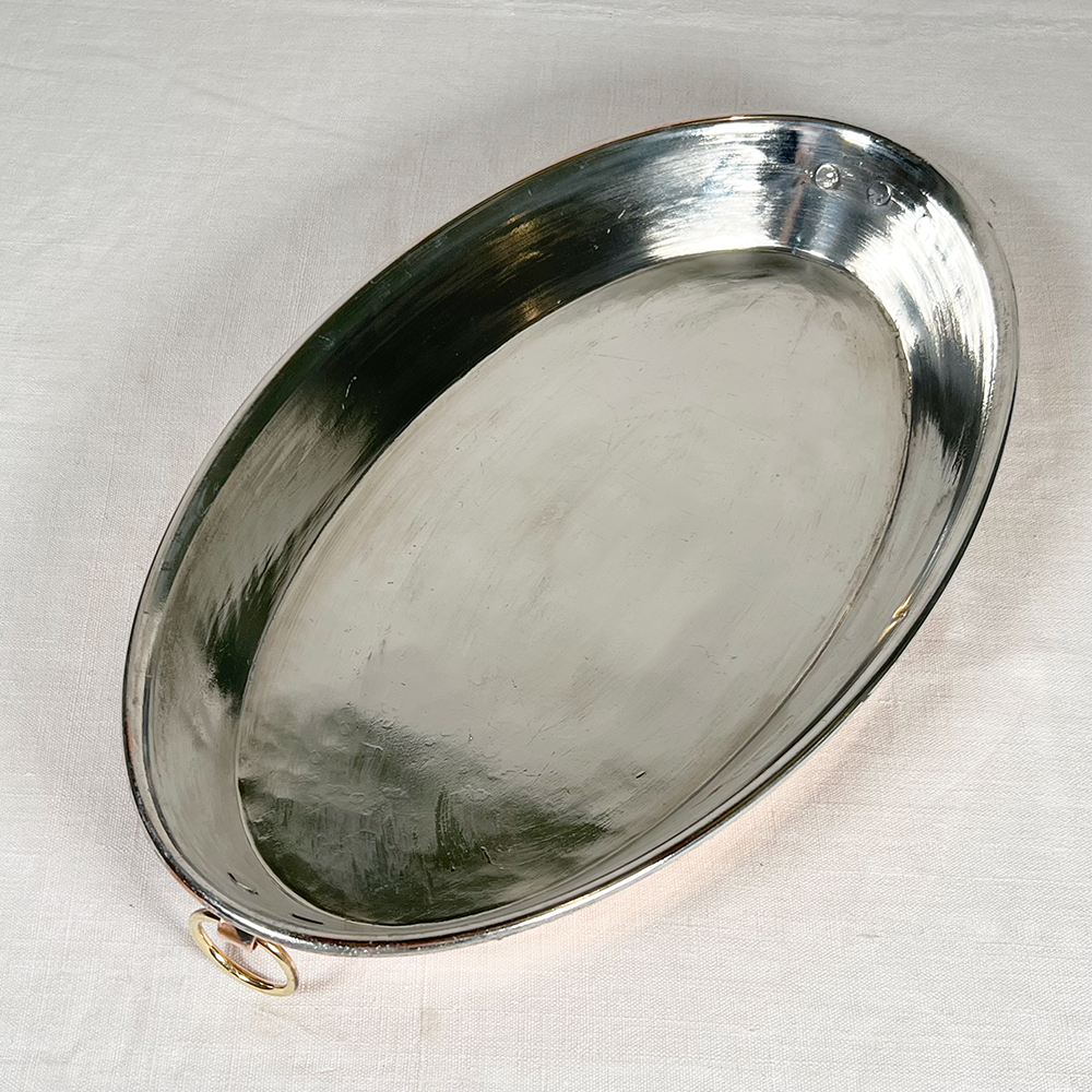 Antique French Oval Gratin
