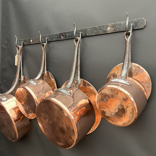 Wrought Iron Pot Rack  Pot Holder Leaf Design