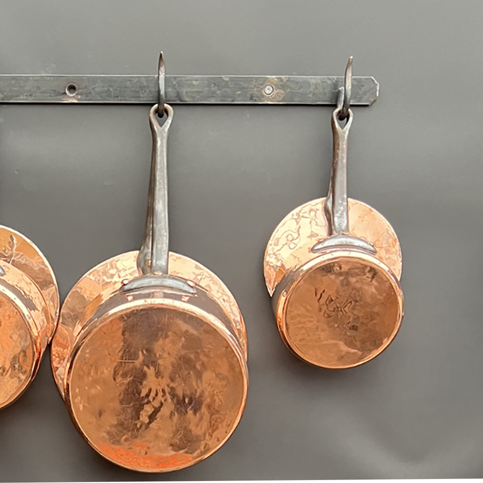 Copper pot discount rack hooks